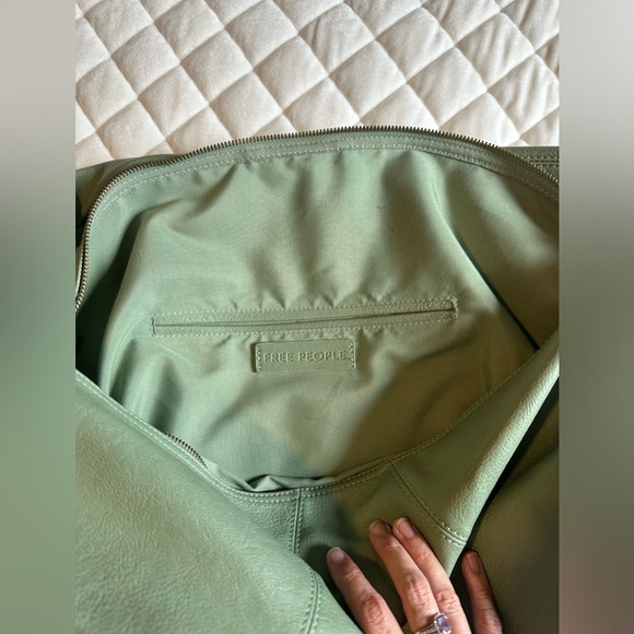 Free People Slouchy Carry All Spearmint - Picture 13 of 13